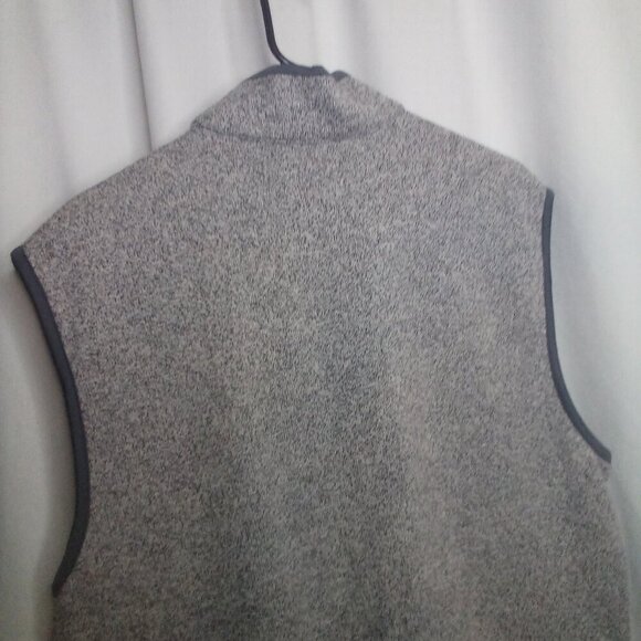 Chaps Vest XL Men Sleeveless Full Zip Pockets Gray - Picture 3 of 16